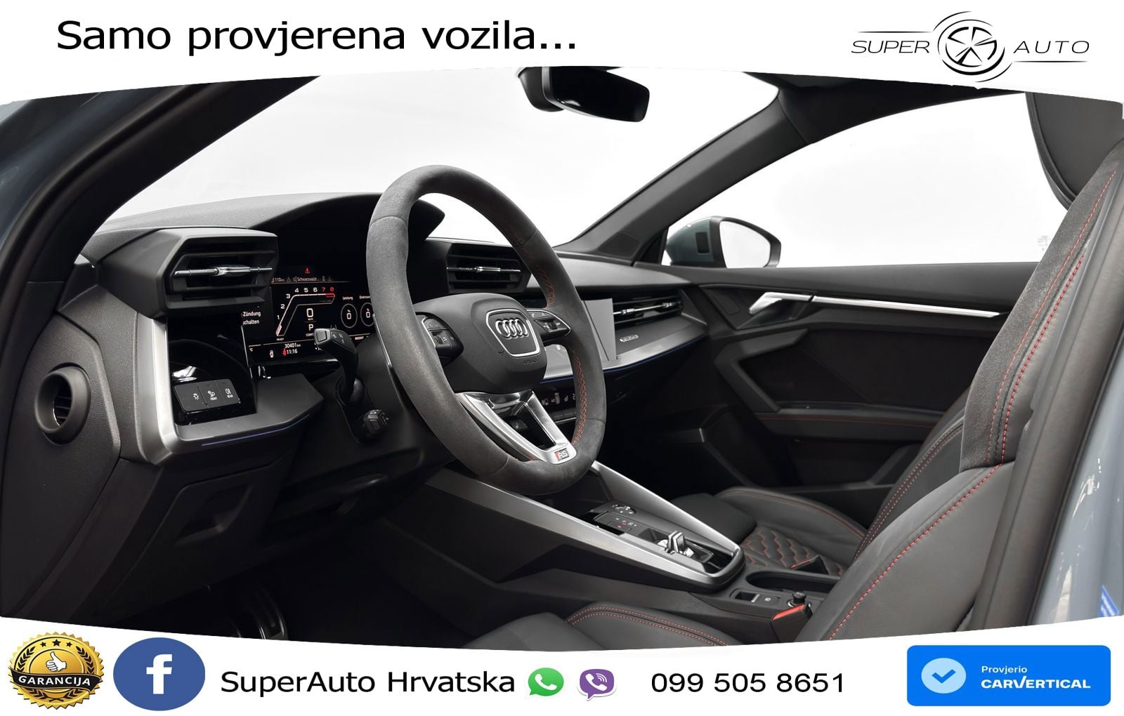 Audi RS3 Sedan 2.5 TFSI (400 KS) quattro S tronic MATRIX+GR SJED+KAM