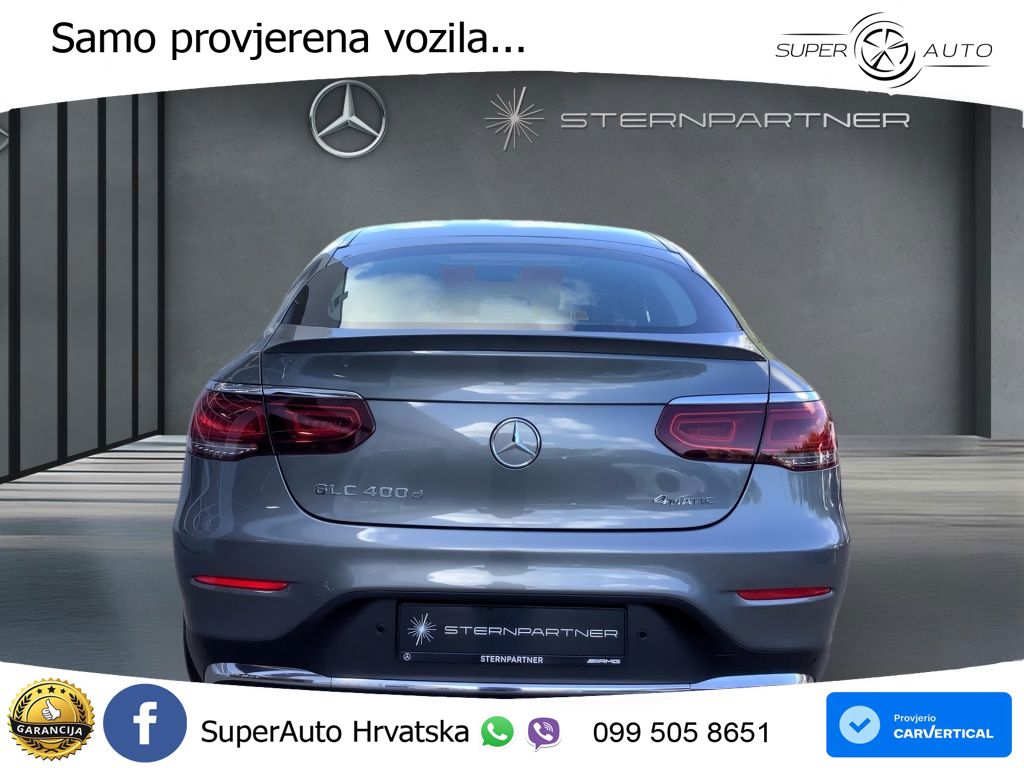 Mercedes GLC Coupe 400d (330 KS) 4MATIC 9G-TRONIC AMG LED+GR SJED+ACC