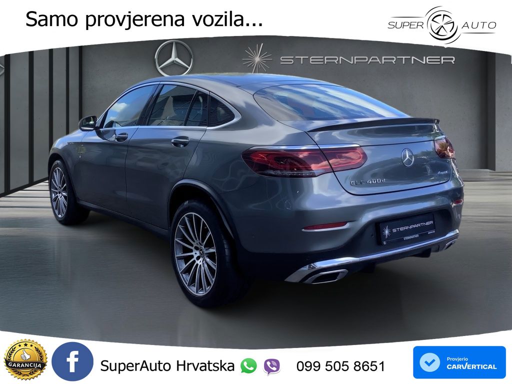 Mercedes GLC Coupe 400d (330 KS) 4MATIC 9G-TRONIC AMG LED+GR SJED+ACC