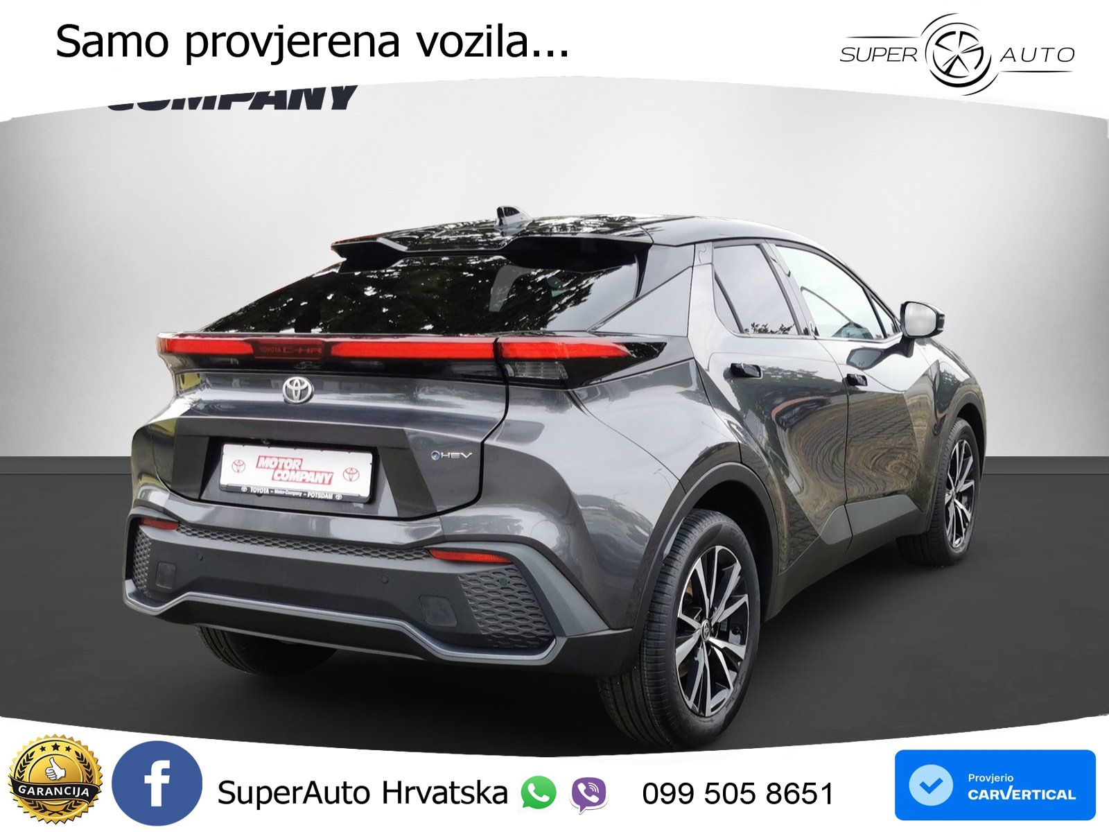 Toyota C-HR 2.0 (198 KS) Hybrid e-CVT Team Deutschland LED+GR SJED+ACC