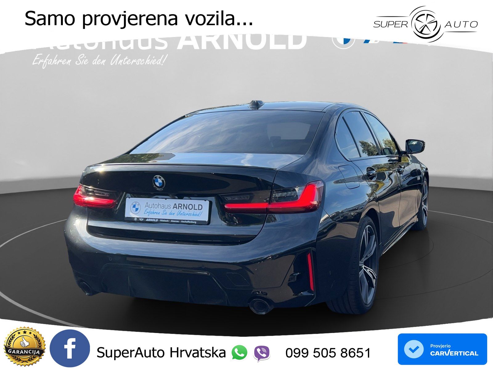 BMW 320d (190 KS) Steptronic M Sport LED+GR SJED+ACC