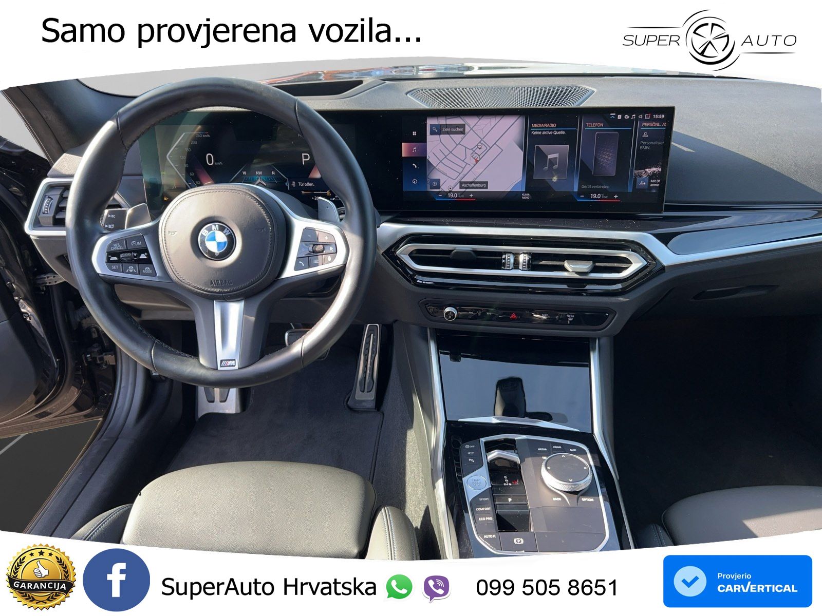 BMW 320d (190 KS) Steptronic M Sport LED+GR SJED+ACC