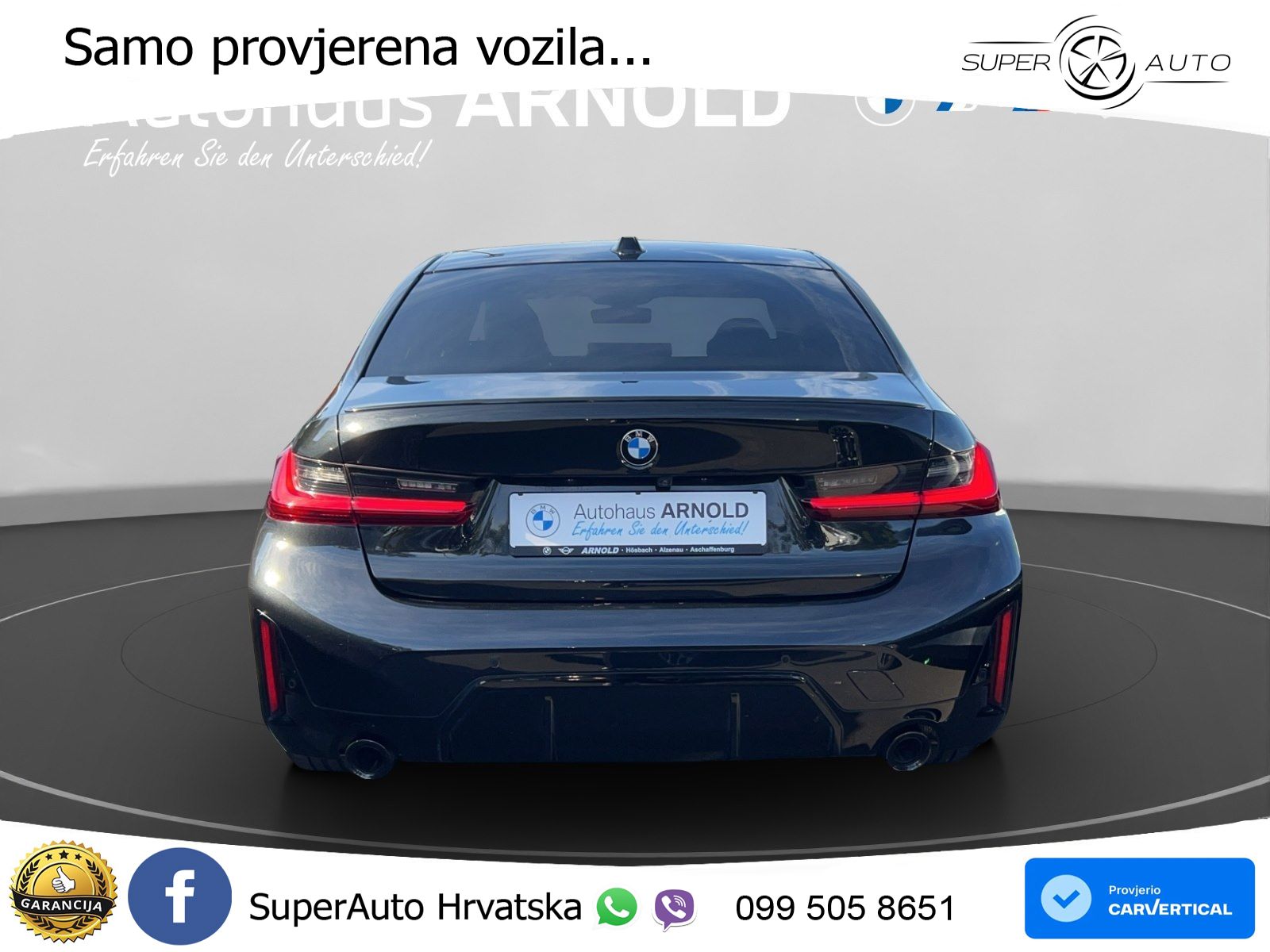 BMW 320d (190 KS) Steptronic M Sport LED+GR SJED+ACC