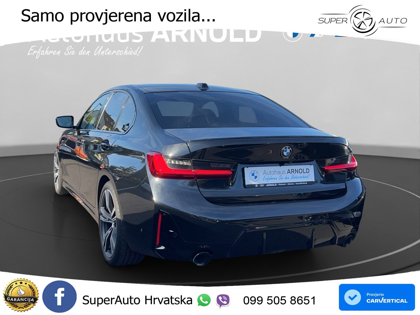 BMW 320d (190 KS) Steptronic M Sport LED+GR SJED+ACC