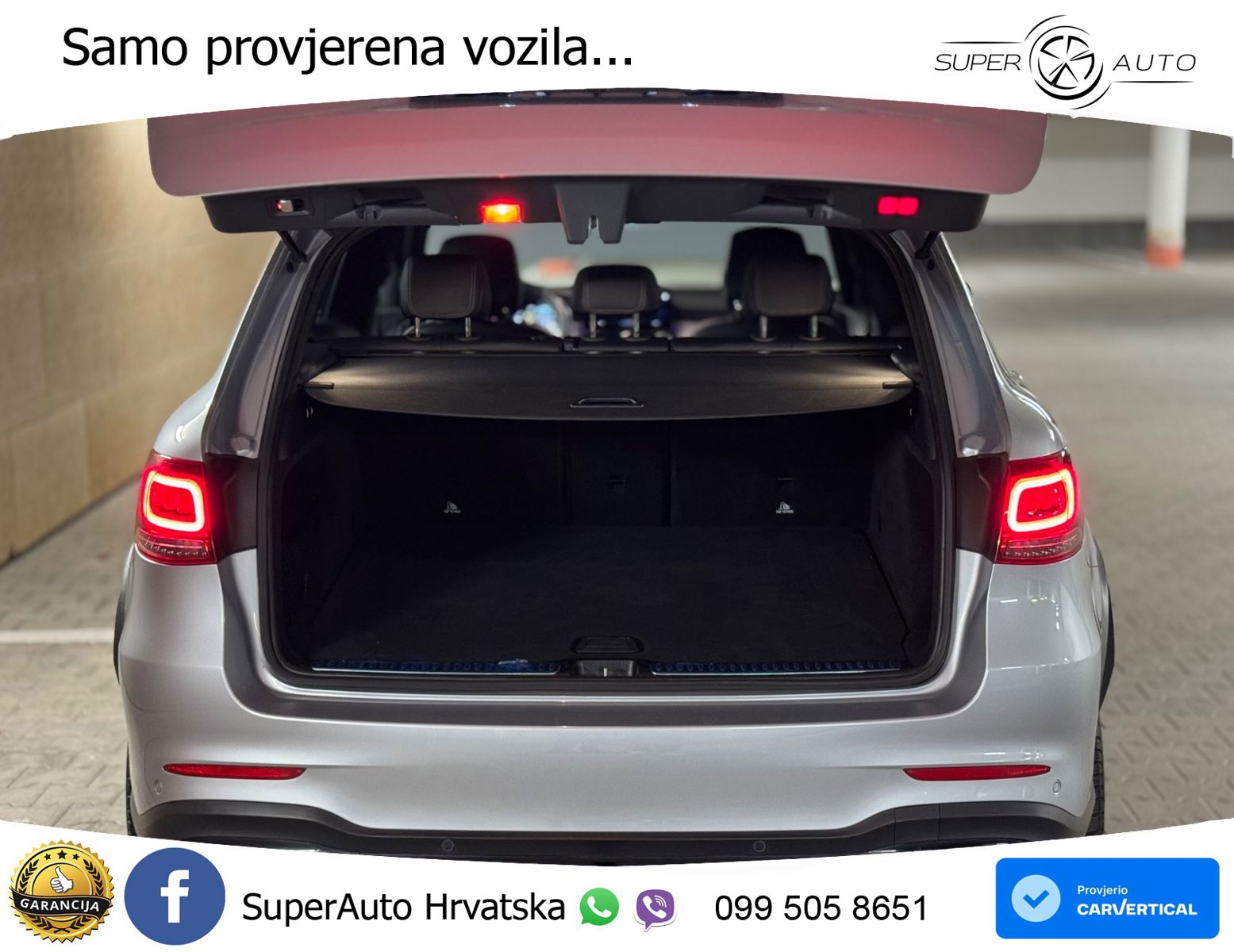Mercedes AMG GLC 63 V8 (476 KS) 4MATIC+ MCT ZRAČNI+ACC+GR SJED+360+PANO