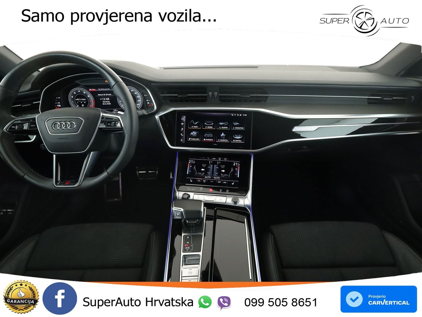 Audi A6 55 TFSIe (367 KS) quattro ultra S tronic MATRIX+GR SJED+KAM