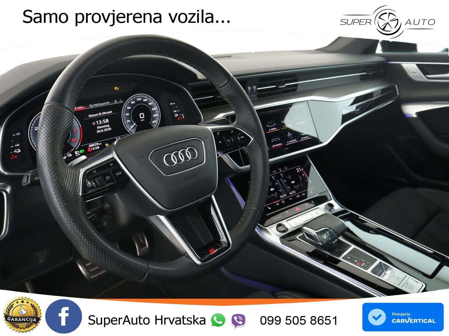 Audi A6 55 TFSIe (367 KS) quattro ultra S tronic MATRIX+GR SJED+KAM