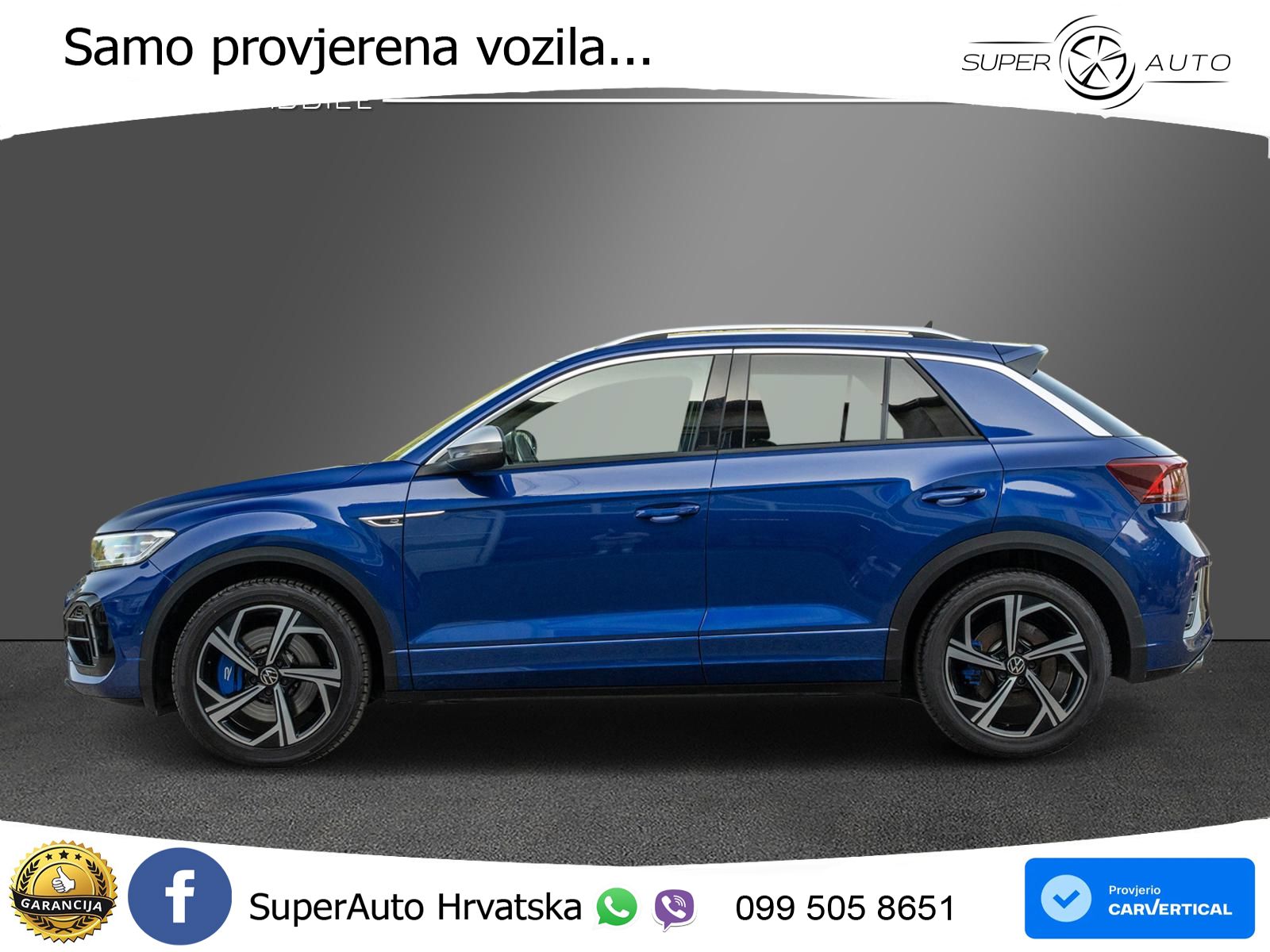 Volkswagen T-Roc I R 2.0 TSI (300 KS) OPF 4M DSG MATRIX+GR SJED+KAM