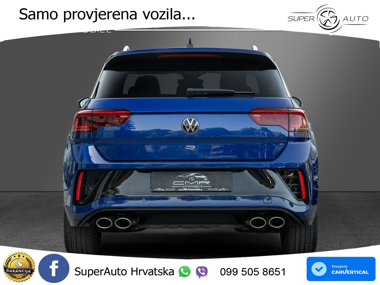 Volkswagen T-Roc I R 2.0 TSI (300 KS) OPF 4M DSG MATRIX+GR SJED+KAM