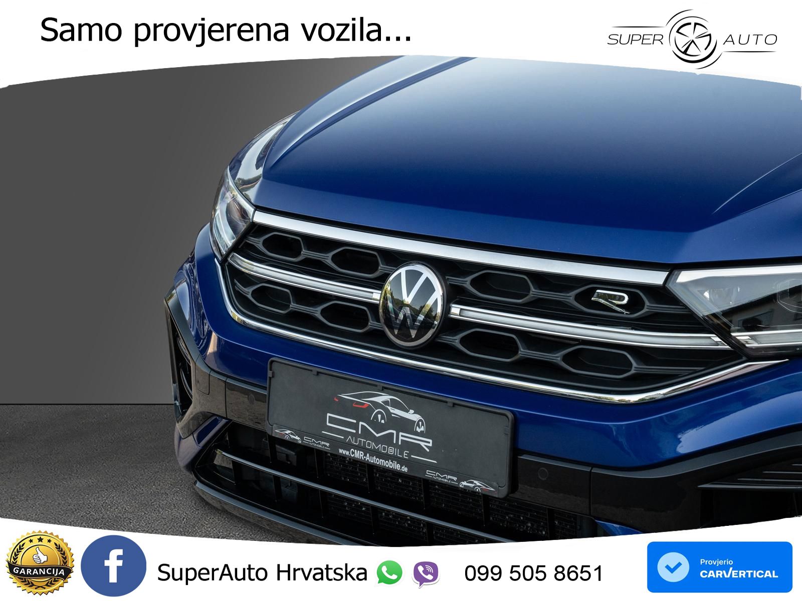 Volkswagen T-Roc I R 2.0 TSI (300 KS) OPF 4M DSG MATRIX+GR SJED+KAM