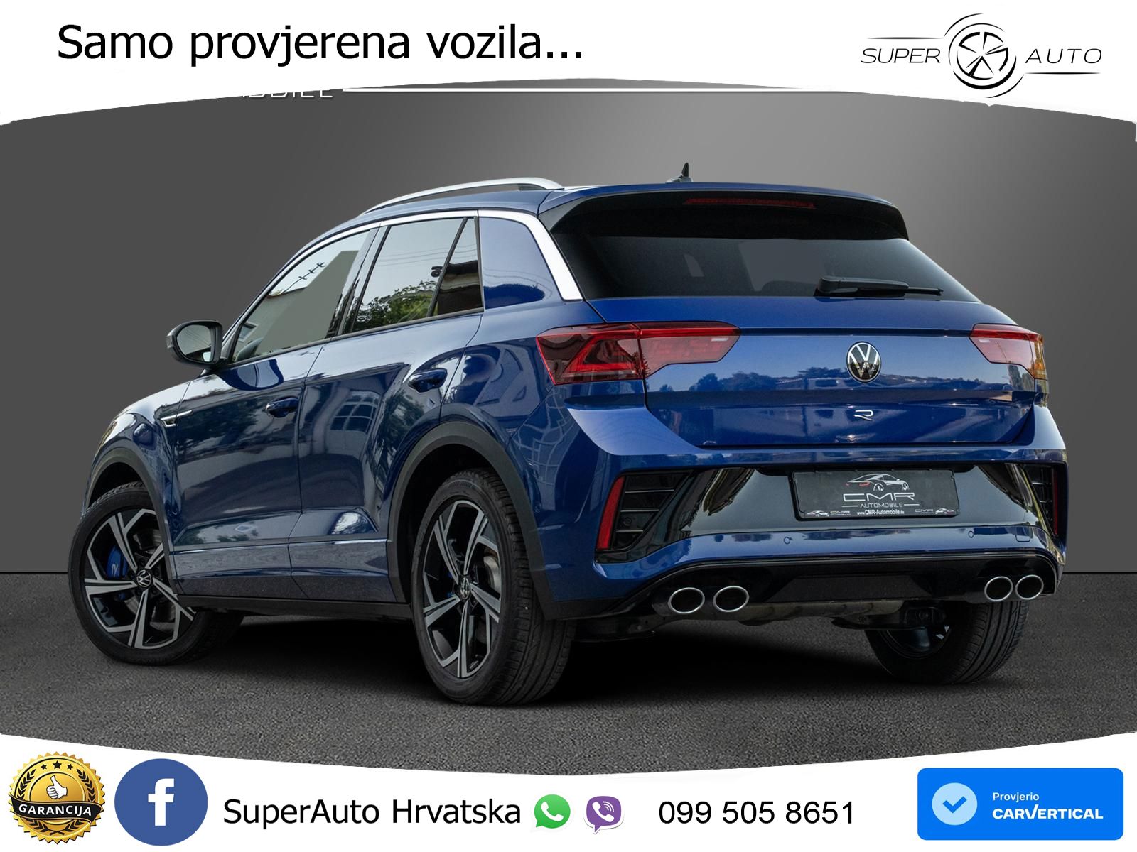 Volkswagen T-Roc I R 2.0 TSI (300 KS) OPF 4M DSG MATRIX+GR SJED+KAM