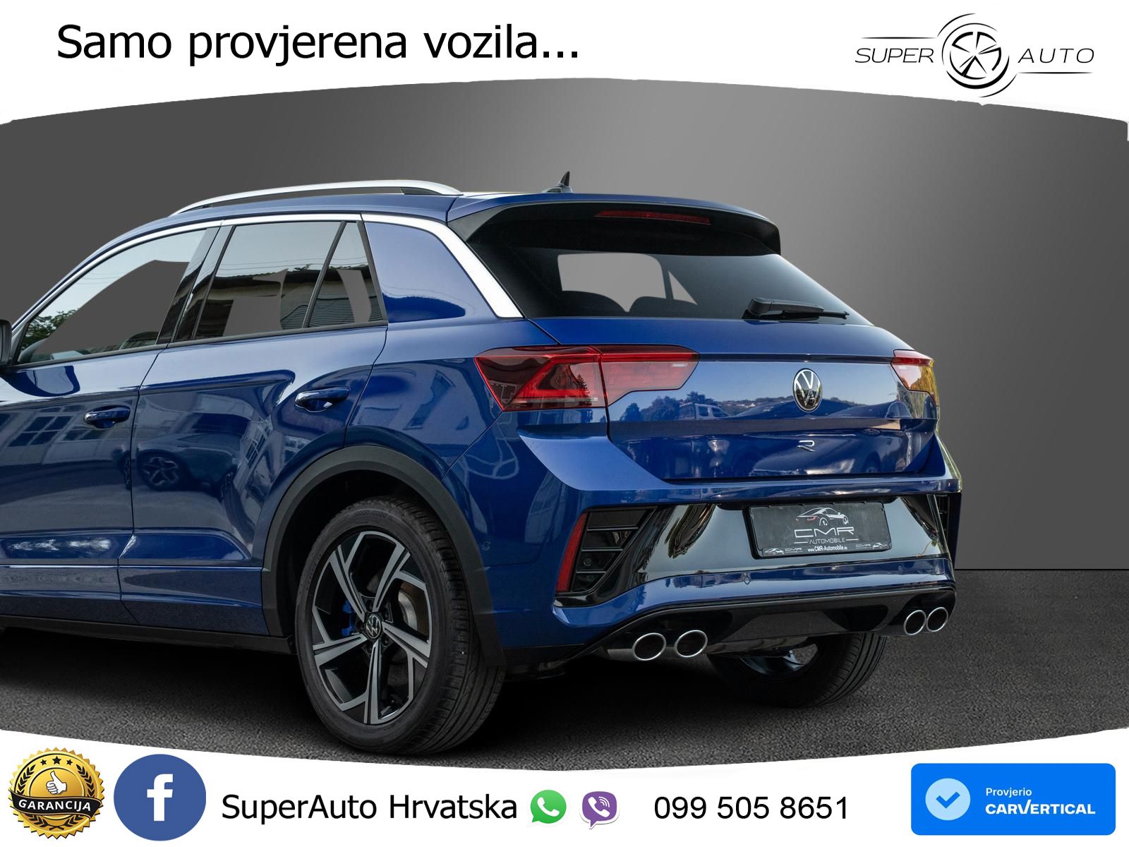 Volkswagen T-Roc I R 2.0 TSI (300 KS) OPF 4M DSG MATRIX+GR SJED+KAM