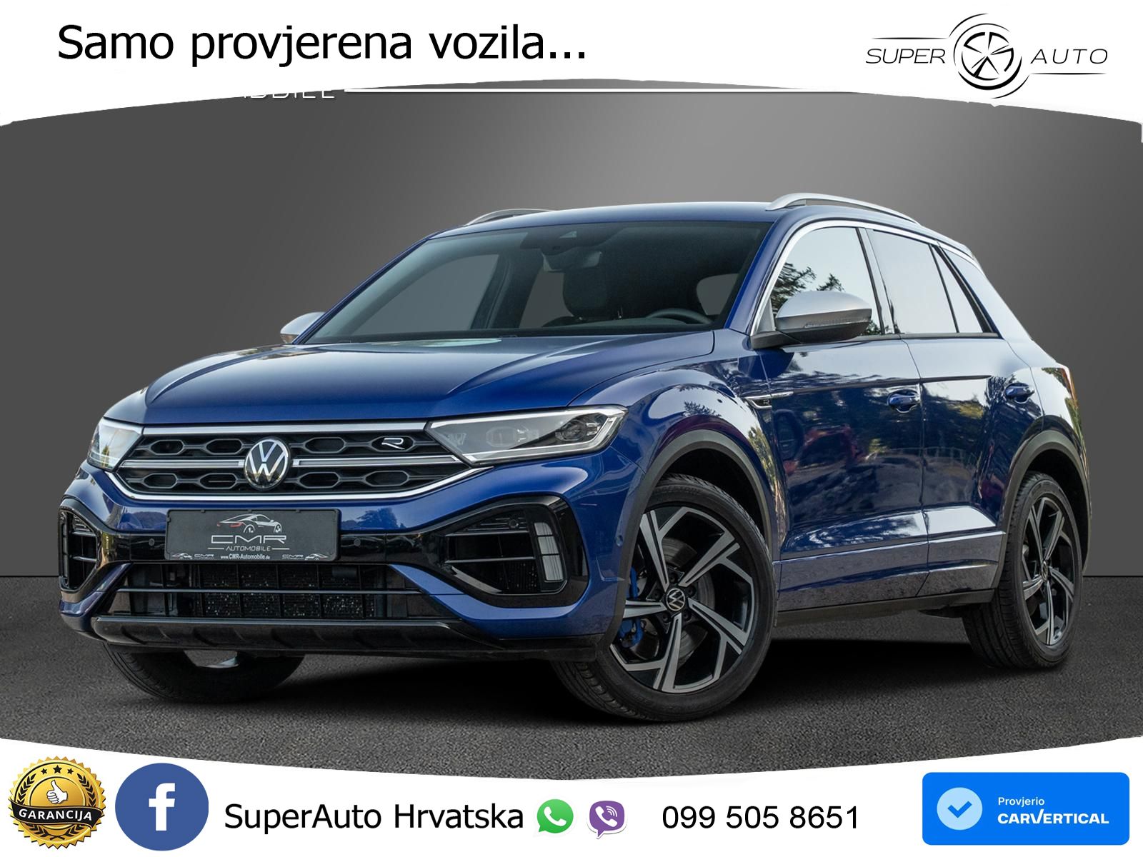 Volkswagen T-Roc I R 2.0 TSI (300 KS) OPF 4M DSG MATRIX+GR SJED+KAM