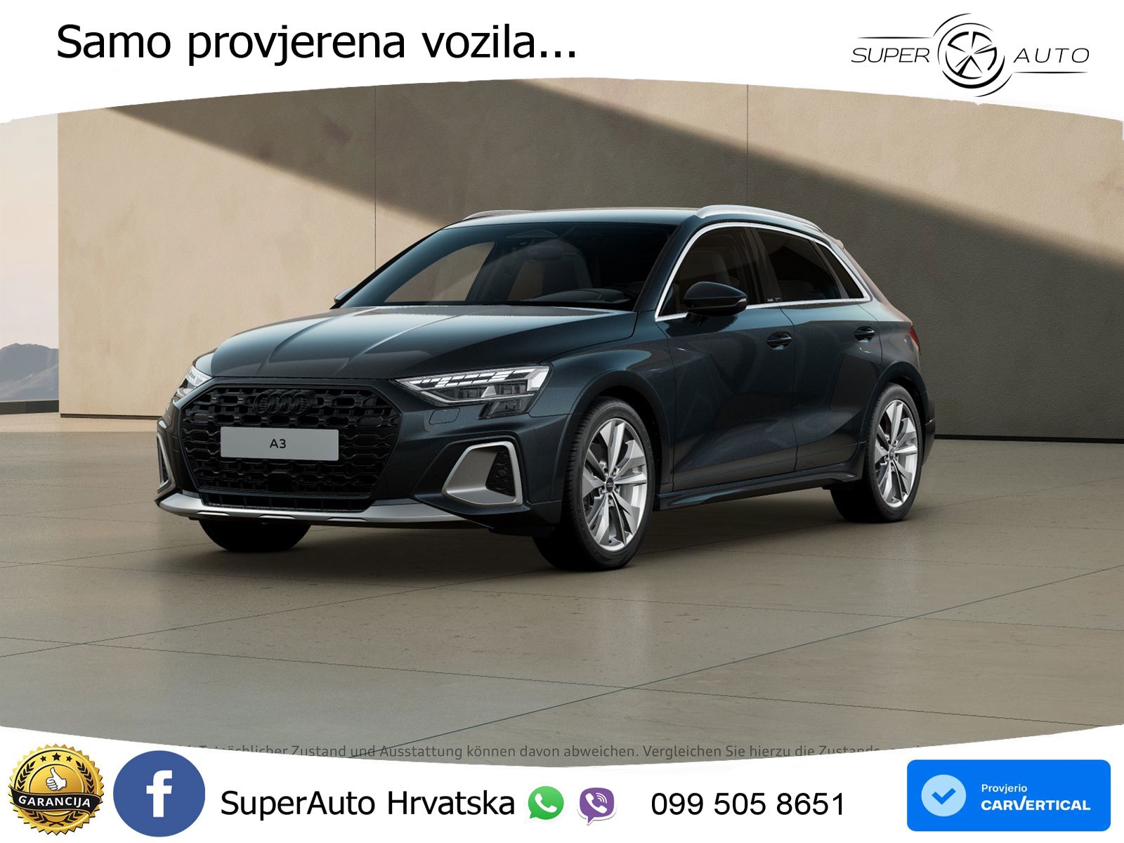 Audi A3 allstreet 35 TDI (150 KS) S tronic LED+GR SJED+ACC