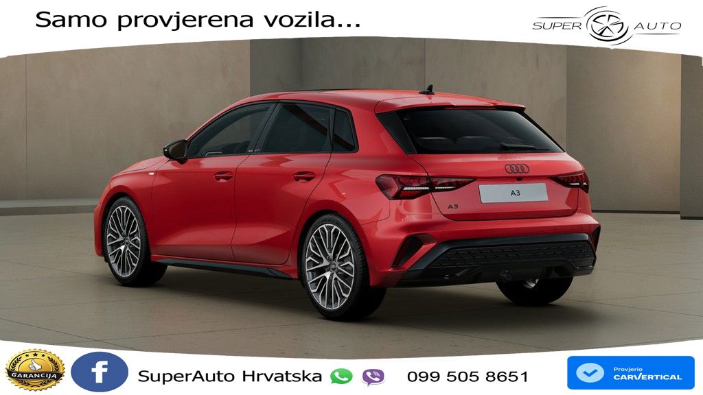 Audi A3 35 TFSI (150 KS) S tronic S line LED+GR SJED+ACC