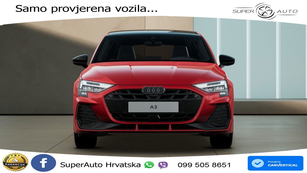 Audi A3 35 TFSI (150 KS) S tronic S line LED+GR SJED+ACC