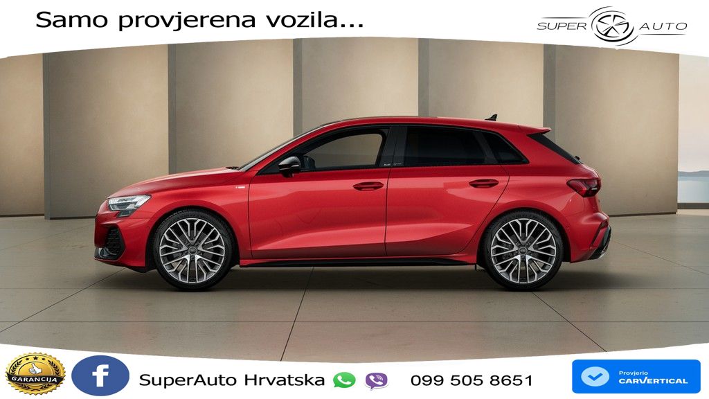 Audi A3 35 TFSI (150 KS) S tronic S line LED+GR SJED+ACC