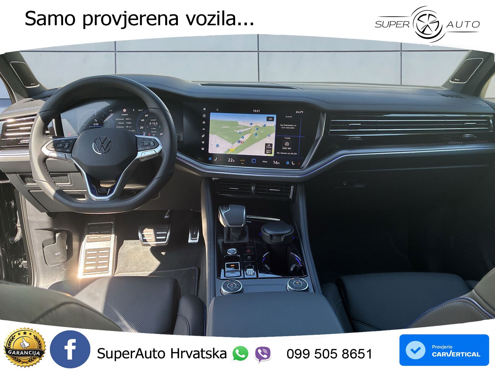 Volkswagen Touareg R 3.0 V6 TFSI (462 KS) 4MOTION Tiptronic ZRAČNI+ACC+GR SJED+KAM+PANO