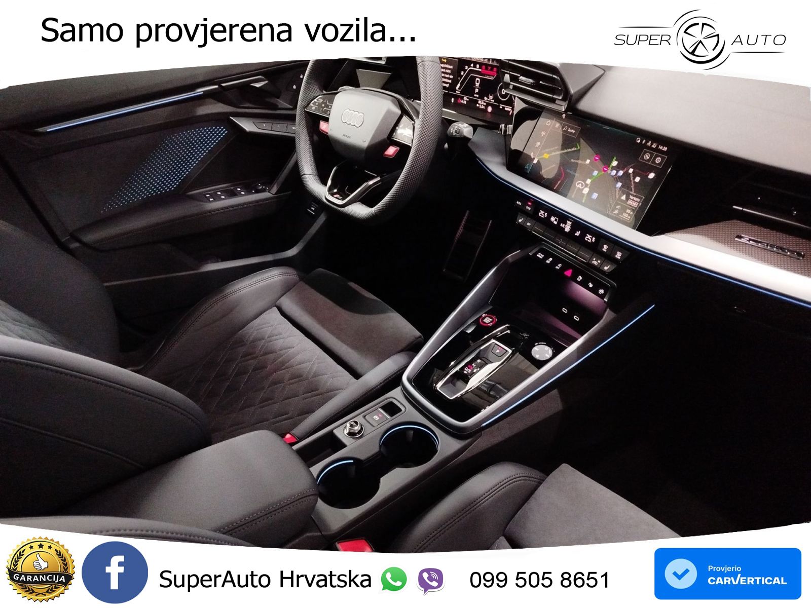 Audi RS3 Sedan 2.5 TFSI (400 KS) quattro S tronic LED+GR SJED+ACC