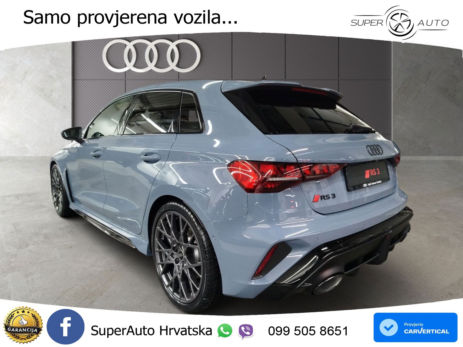 Audi RS3 Sedan 2.5 TFSI (400 KS) quattro S tronic LED+GR SJED+ACC