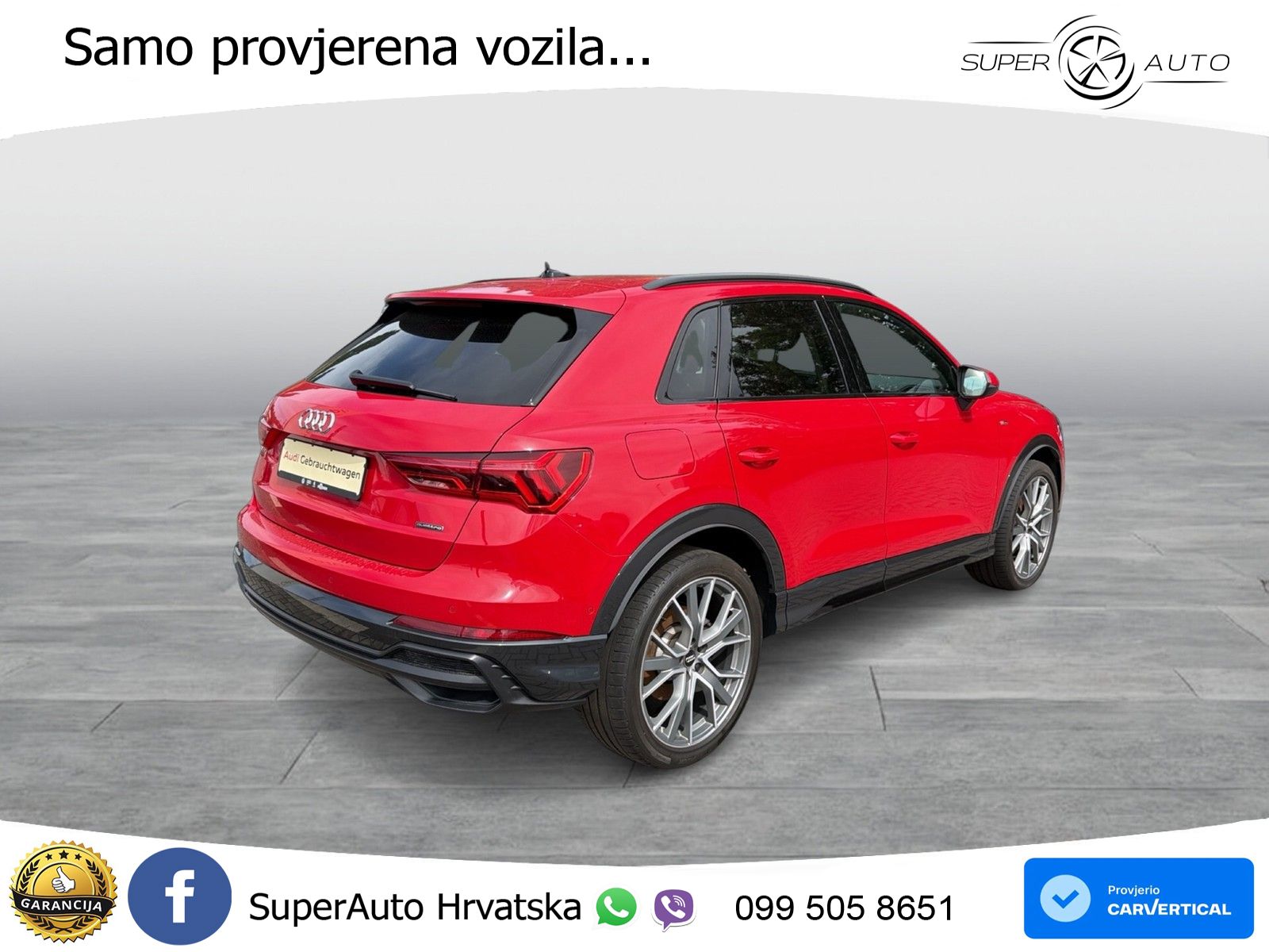 Audi Q3 45 TFSI (230 KS) quattro S tronic S line LED+GR SJED+ACC