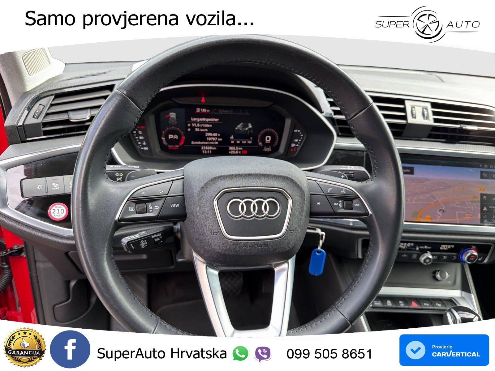 Audi Q3 45 TFSI (230 KS) quattro S tronic S line LED+GR SJED+ACC