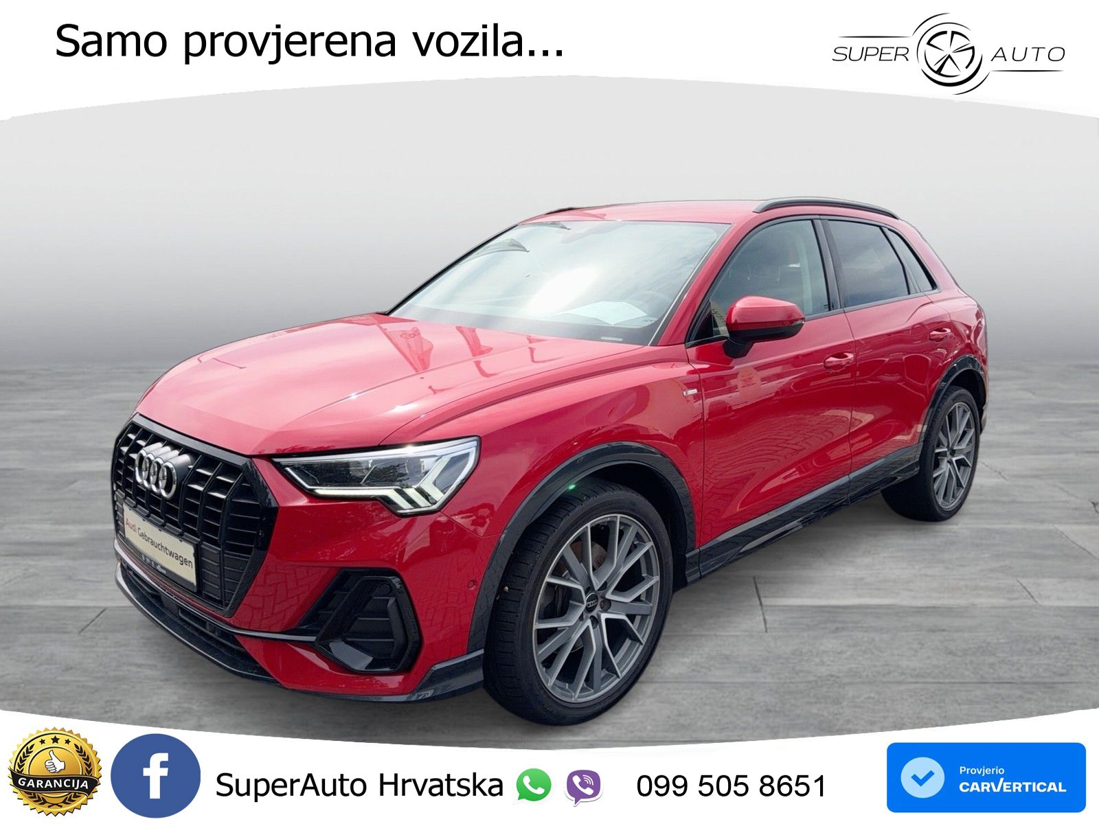 Audi Q3 45 TFSI (230 KS) quattro S tronic S line LED+GR SJED+ACC