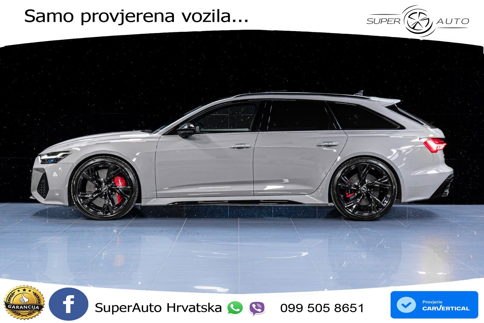 Audi RS6 Avant 4.0 TFSI V8 (600 KS) quattro Tiptronic advanced LED+GR SJED+ACC