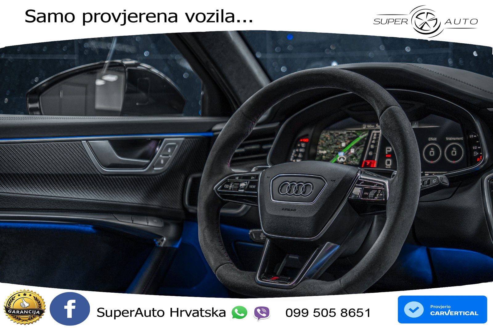 Audi RS6 Avant 4.0 TFSI V8 (600 KS) quattro Tiptronic advanced LED+GR SJED+ACC