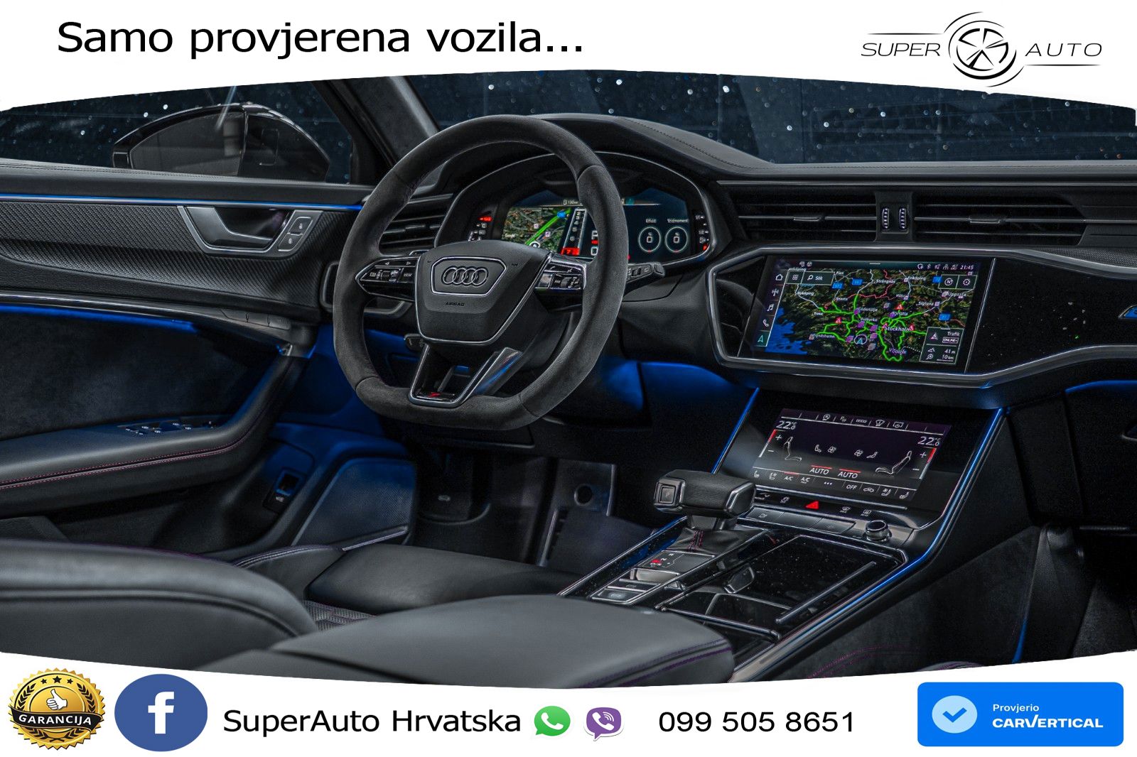 Audi RS6 Avant 4.0 TFSI V8 (600 KS) quattro Tiptronic advanced LED+GR SJED+ACC
