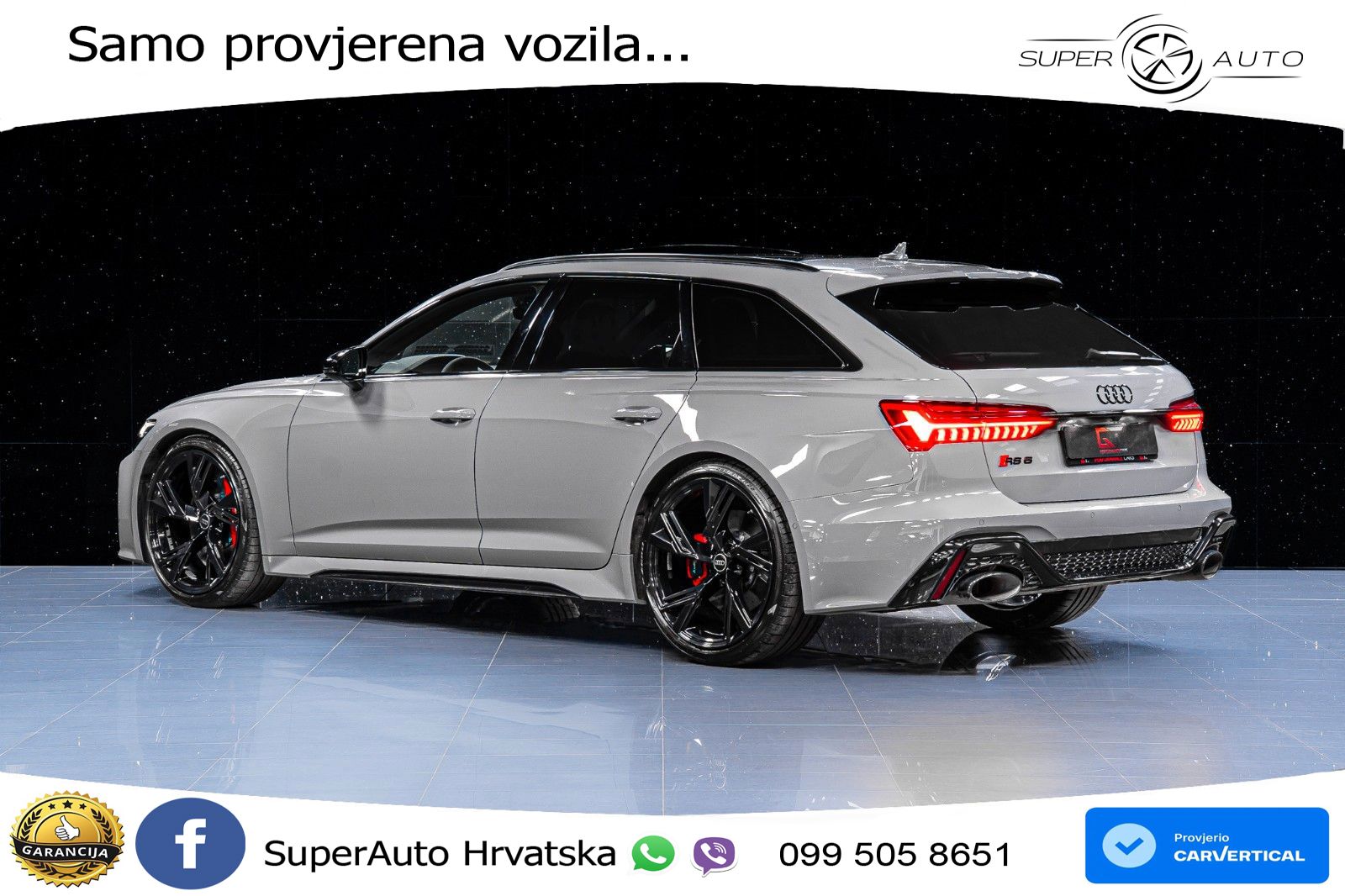 Audi RS6 Avant 4.0 TFSI V8 (600 KS) quattro Tiptronic advanced LED+GR SJED+ACC