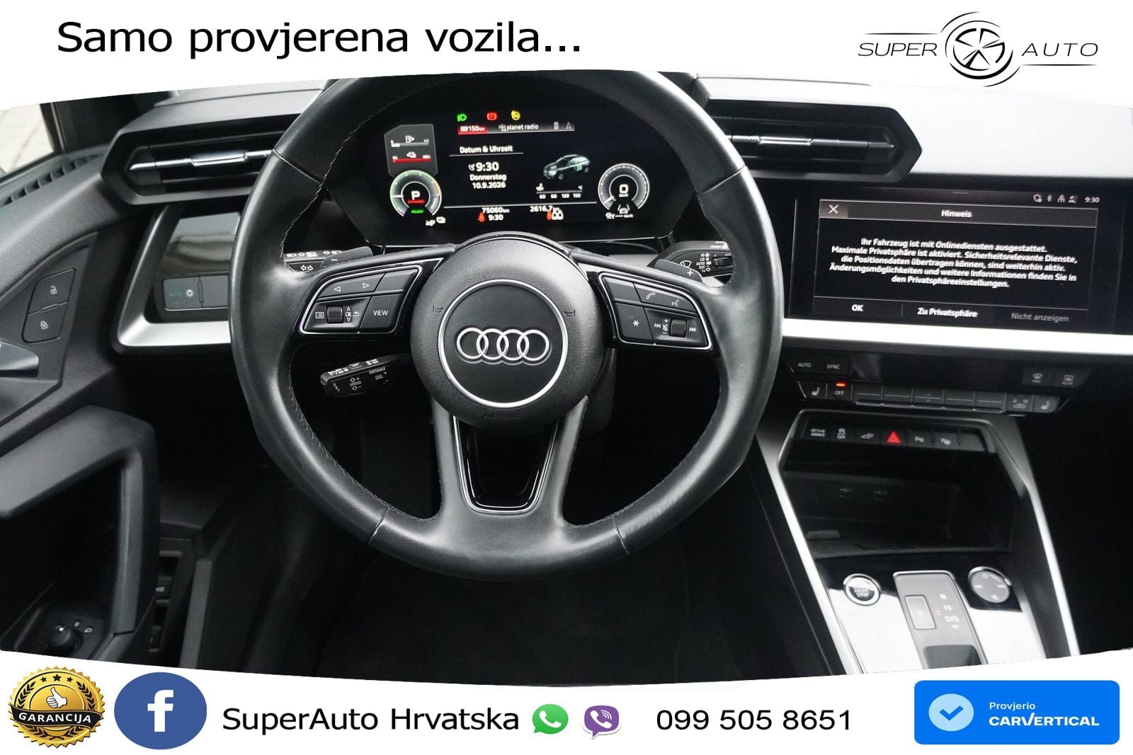 Audi A3 40 TFSIe (204 KS) S tronic LED+GR SJED+ACC