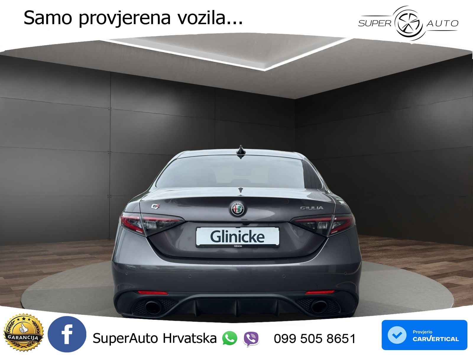 Alfa Romeo Giulia 2.0 Turbo (280 KS) Q4 Automatic MATRIX+GR SJED+KAM