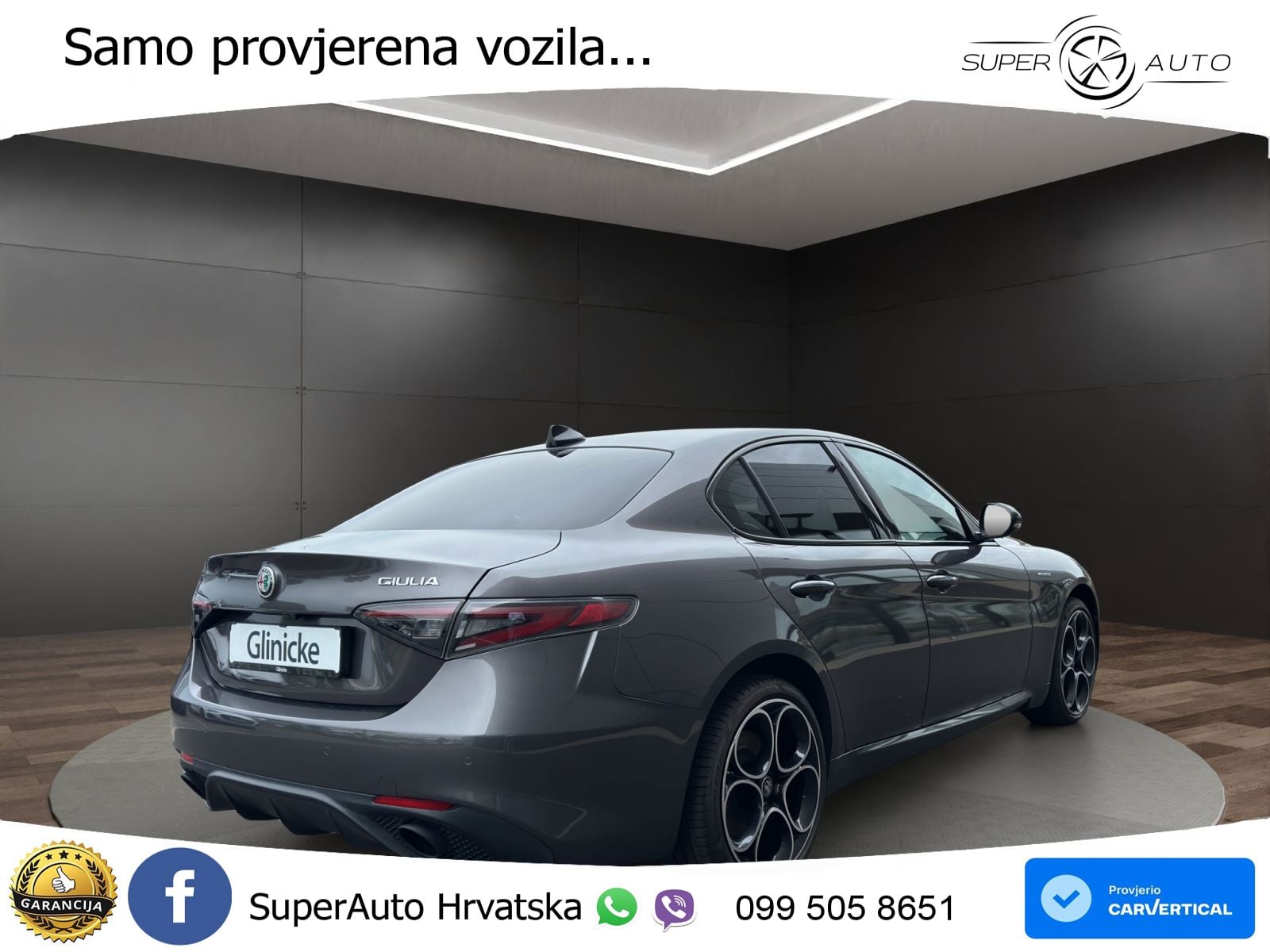 Alfa Romeo Giulia 2.0 Turbo (280 KS) Q4 Automatic MATRIX+GR SJED+KAM