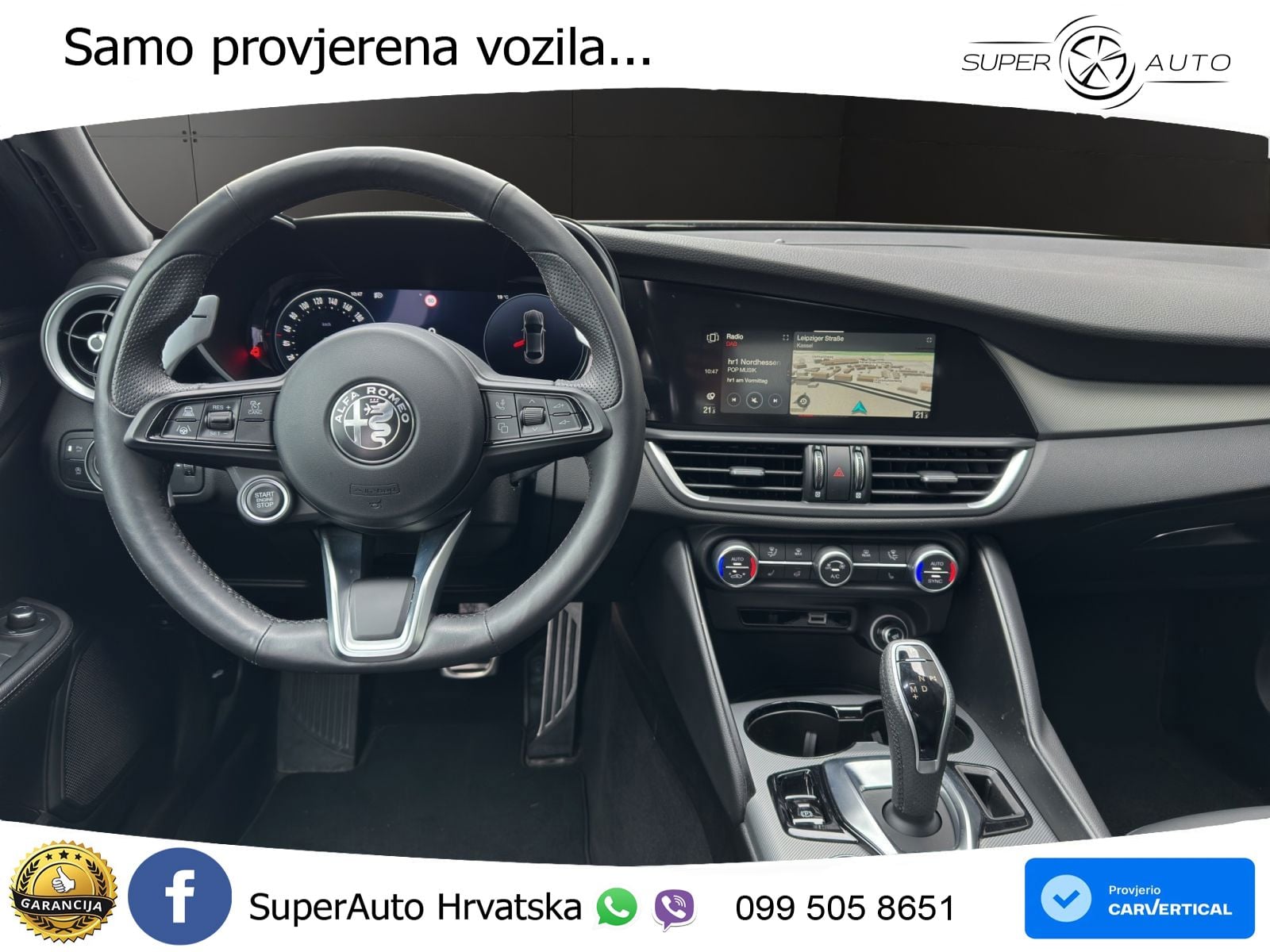 Alfa Romeo Giulia 2.0 Turbo (280 KS) Q4 Automatic MATRIX+GR SJED+KAM