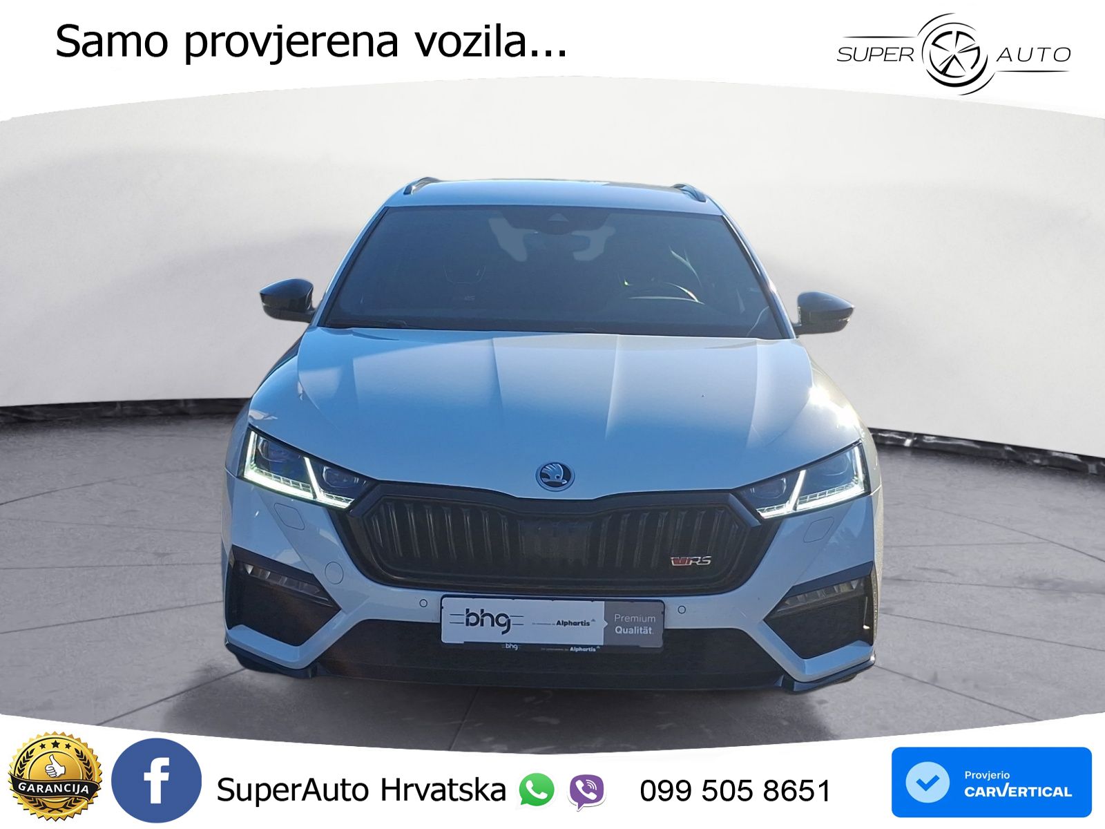 Škoda Octavia Combi RS 2.0 TDI (200 KS) 4x4 DSG LED+GR SJED+ACC