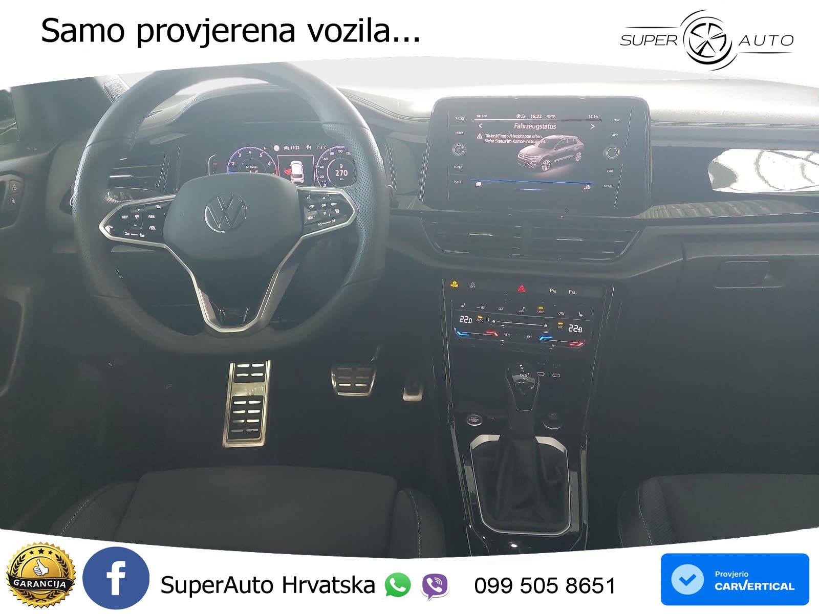 Volkswagen T-Roc 1.5 TSI (150 KS) R-Line LED+GR SJED+ACC