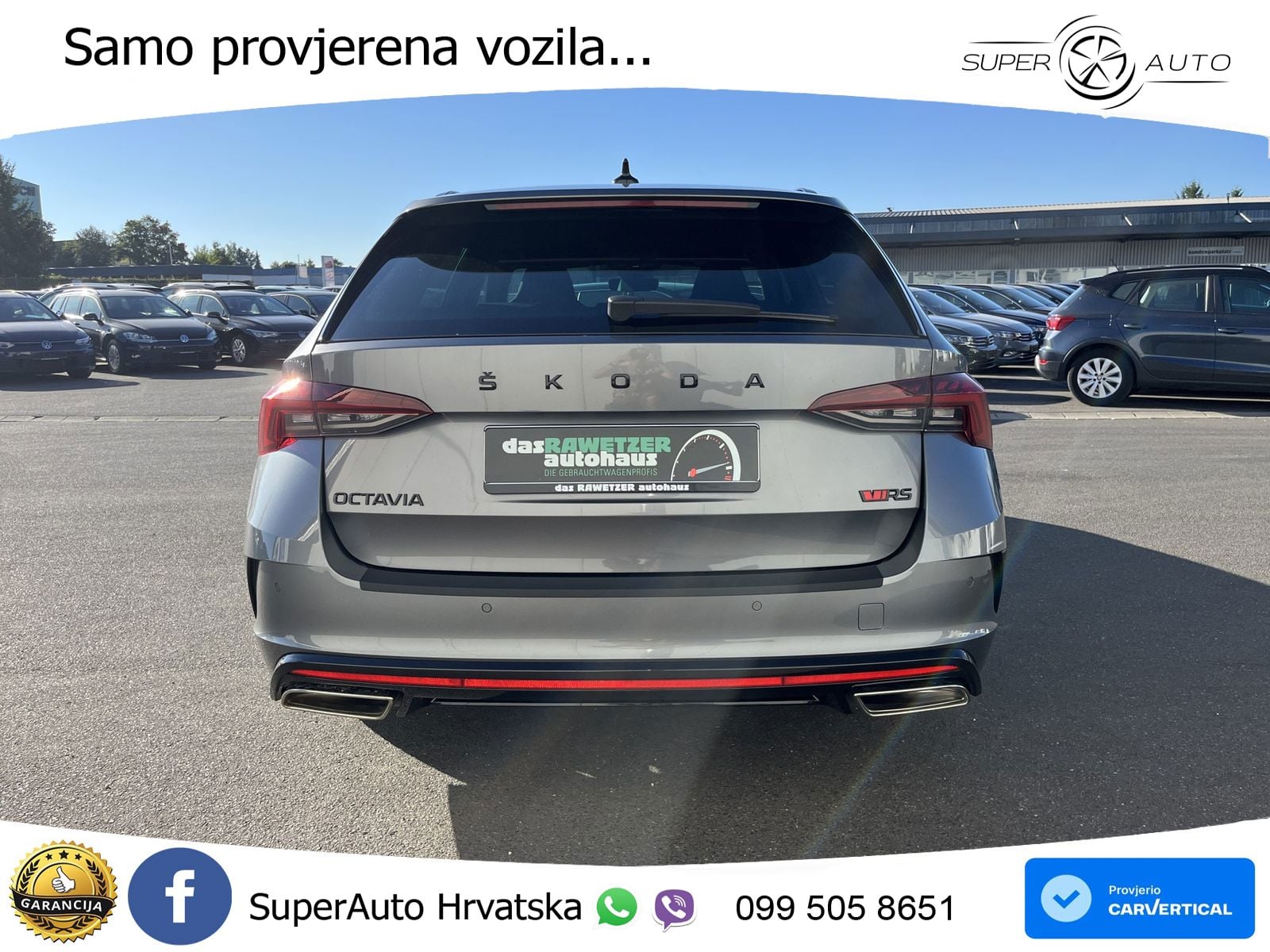 Škoda Octavia Combi RS 2.0 TDI (200 KS) DSG LED+GR SJED+ACC
