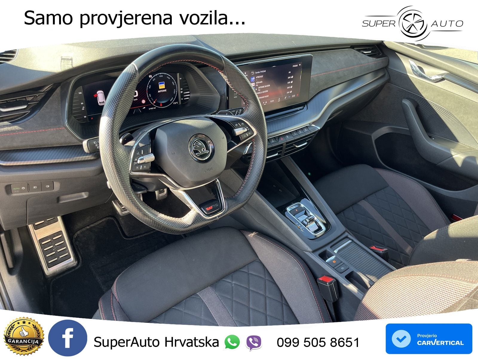 Škoda Octavia Combi RS 2.0 TDI (200 KS) DSG LED+GR SJED+ACC