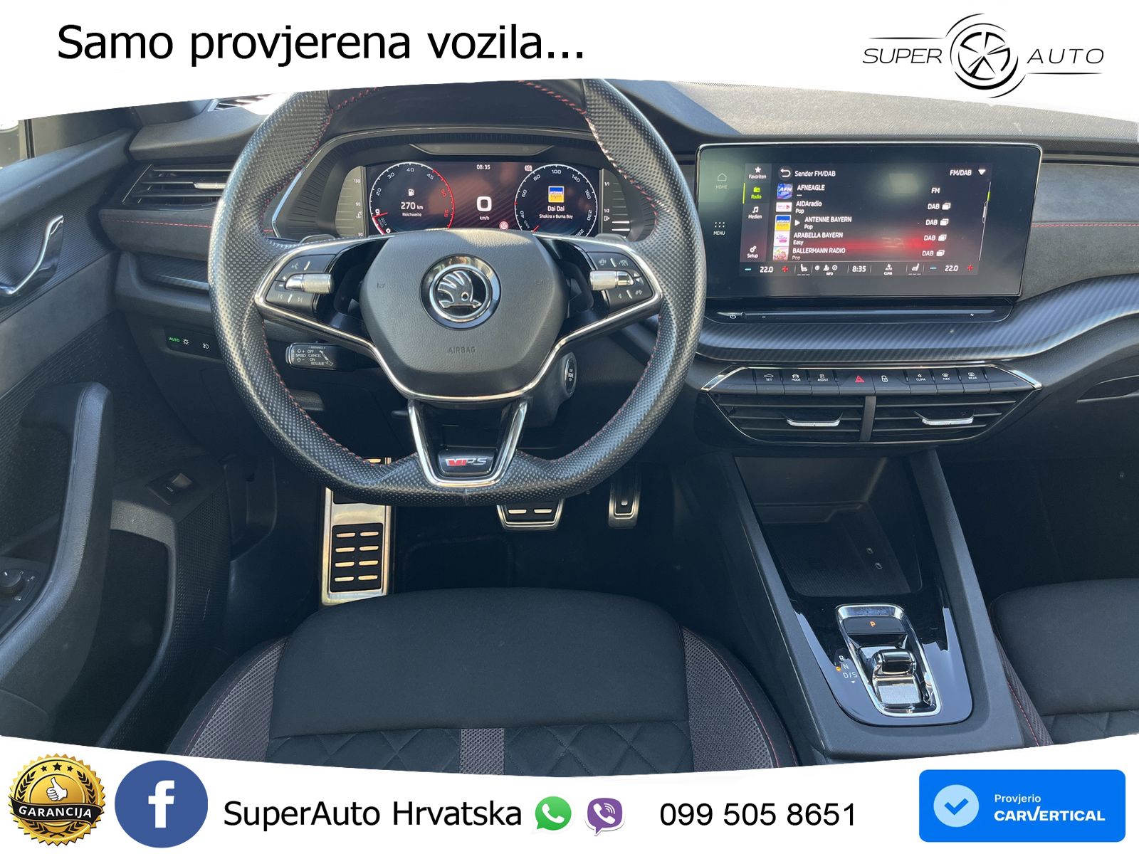 Škoda Octavia Combi RS 2.0 TDI (200 KS) DSG LED+GR SJED+ACC