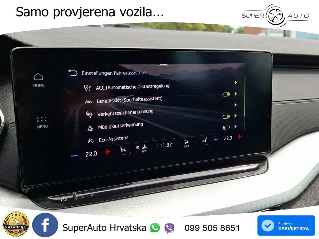 Škoda Octavia Combi 2.0 TDI (150 KS) DSG LED+GR SJED+ACC
