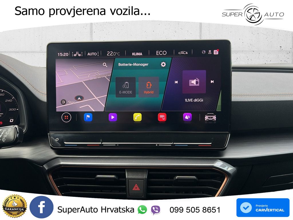 Cupra Formentor 1.4 TSI (204 KS) e-Hybrid DSG LED+GR SJED+ACC