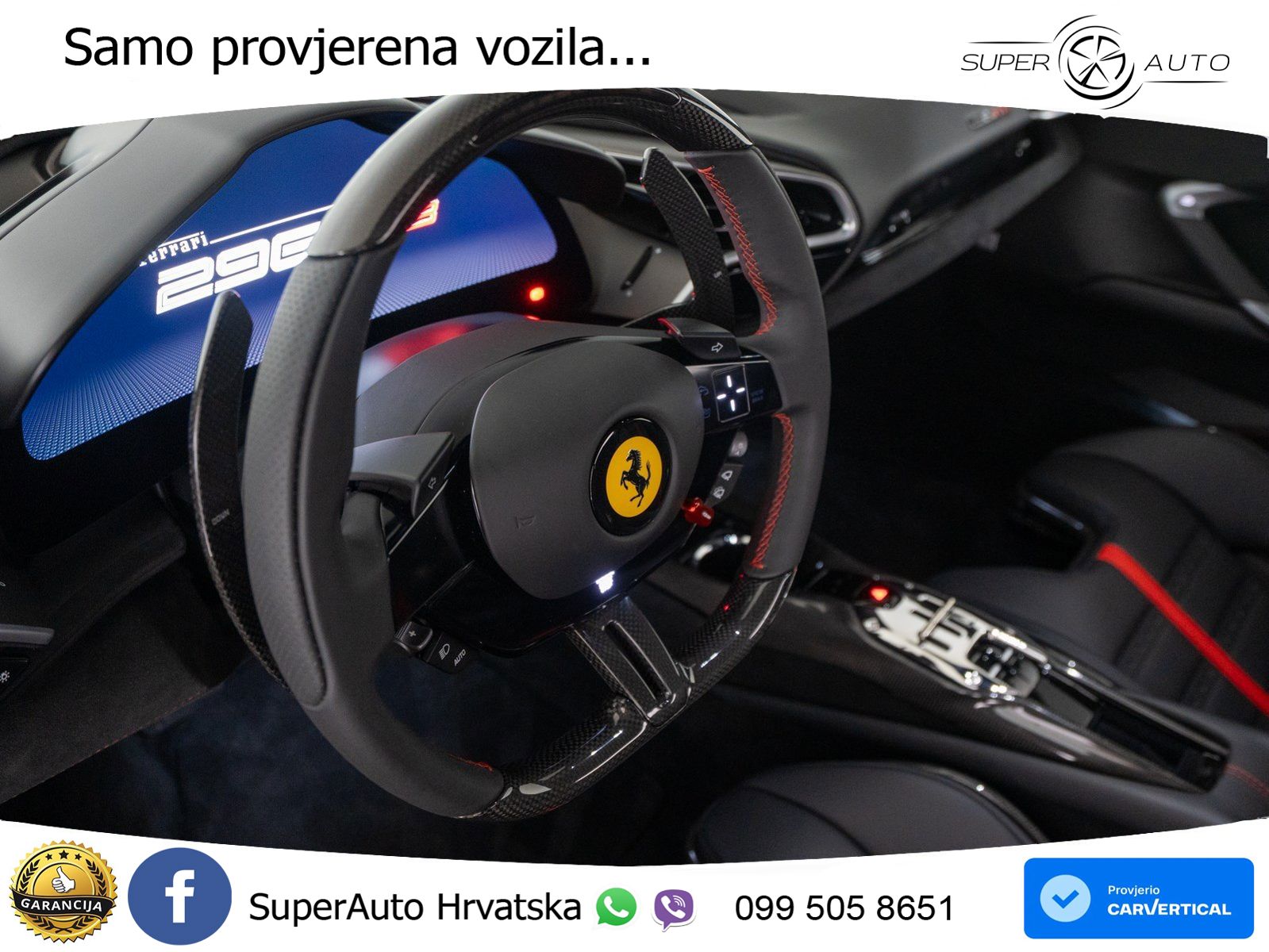 Ferrari 296 GTB 3.0 V6 (830 KS) F1 DCT
