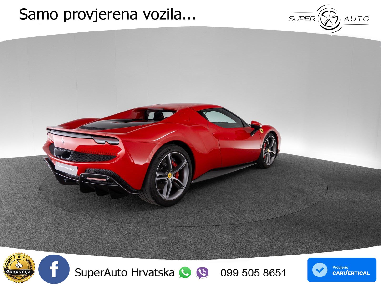 Ferrari 296 GTB 3.0 V6 (830 KS) F1 DCT