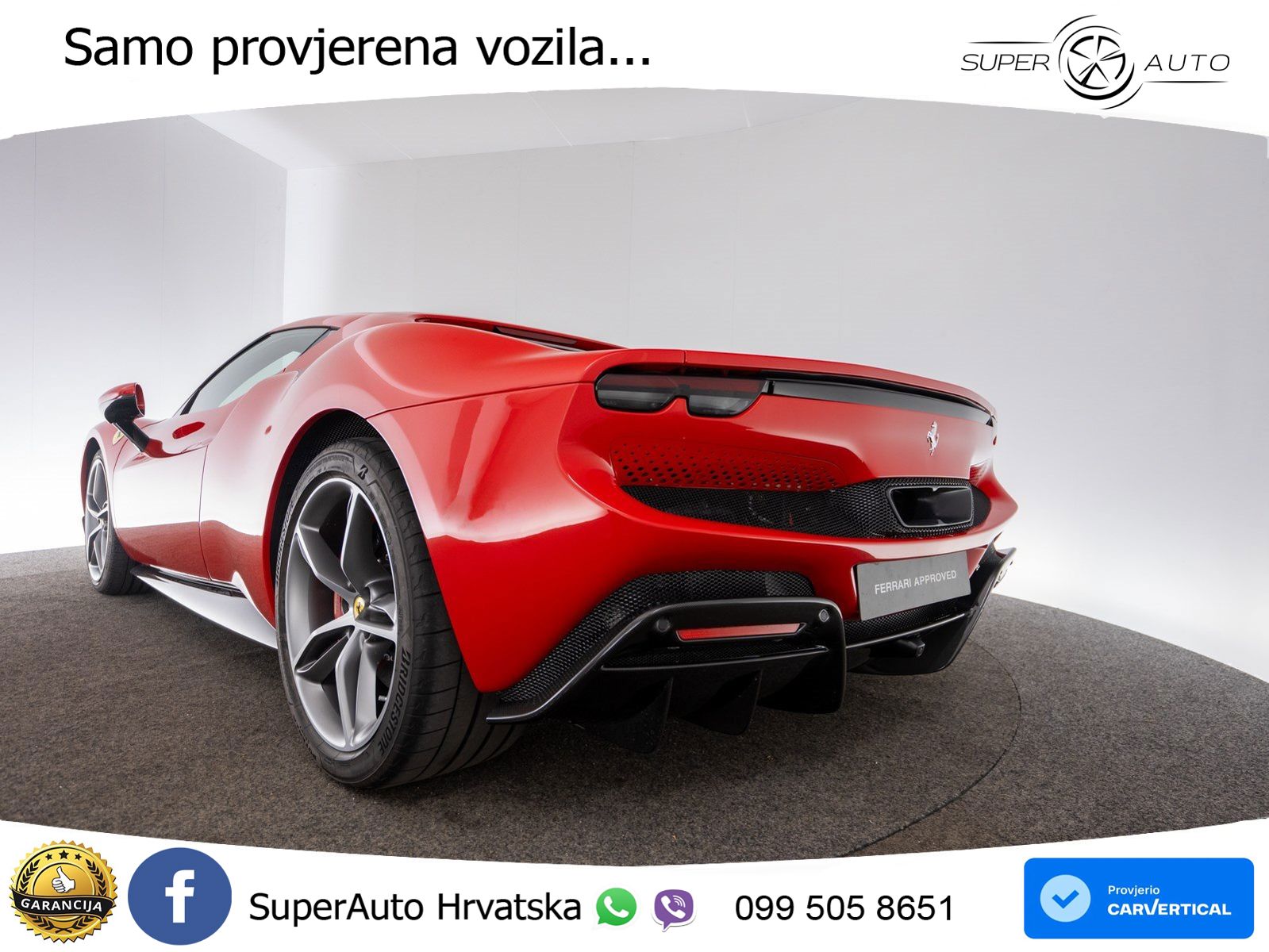 Ferrari 296 GTB 3.0 V6 (830 KS) F1 DCT
