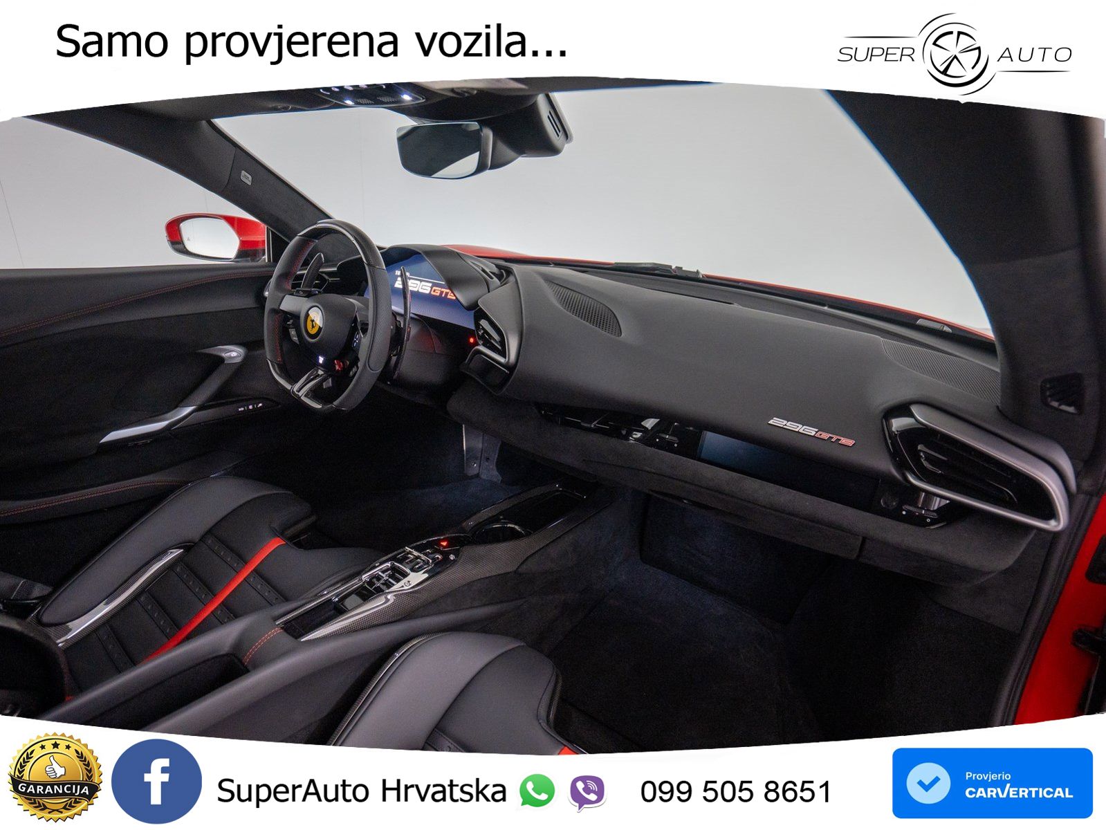 Ferrari 296 GTB 3.0 V6 (830 KS) F1 DCT