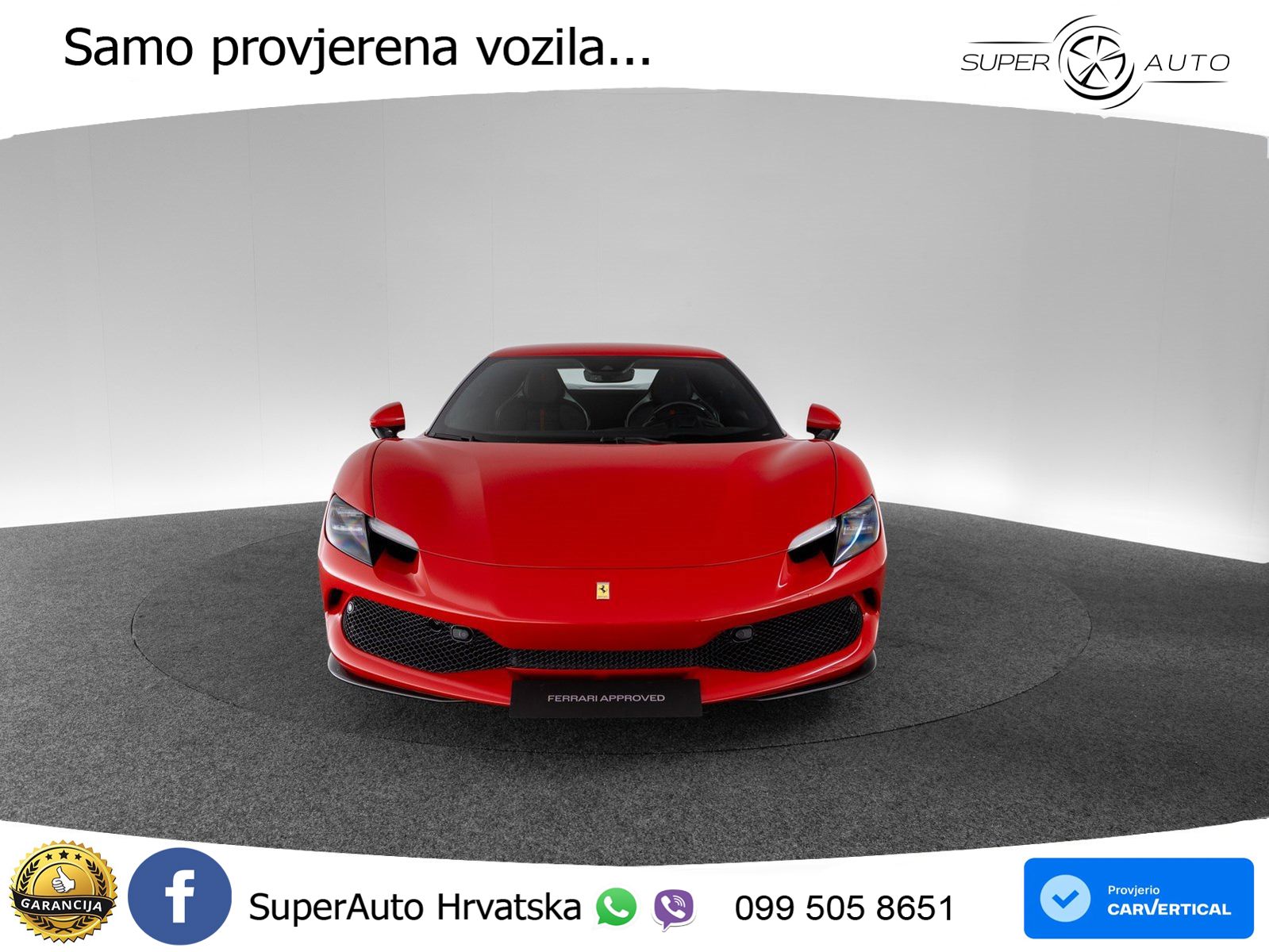 Ferrari 296 GTB 3.0 V6 (830 KS) F1 DCT