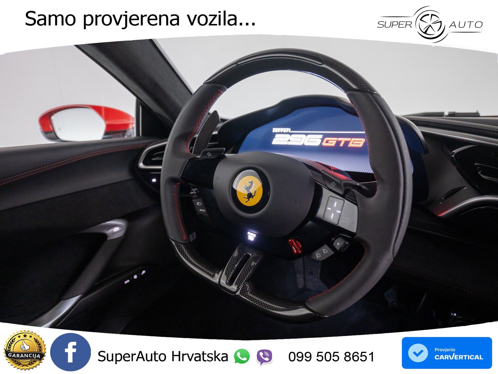 Ferrari 296 GTB 3.0 V6 (830 KS) F1 DCT