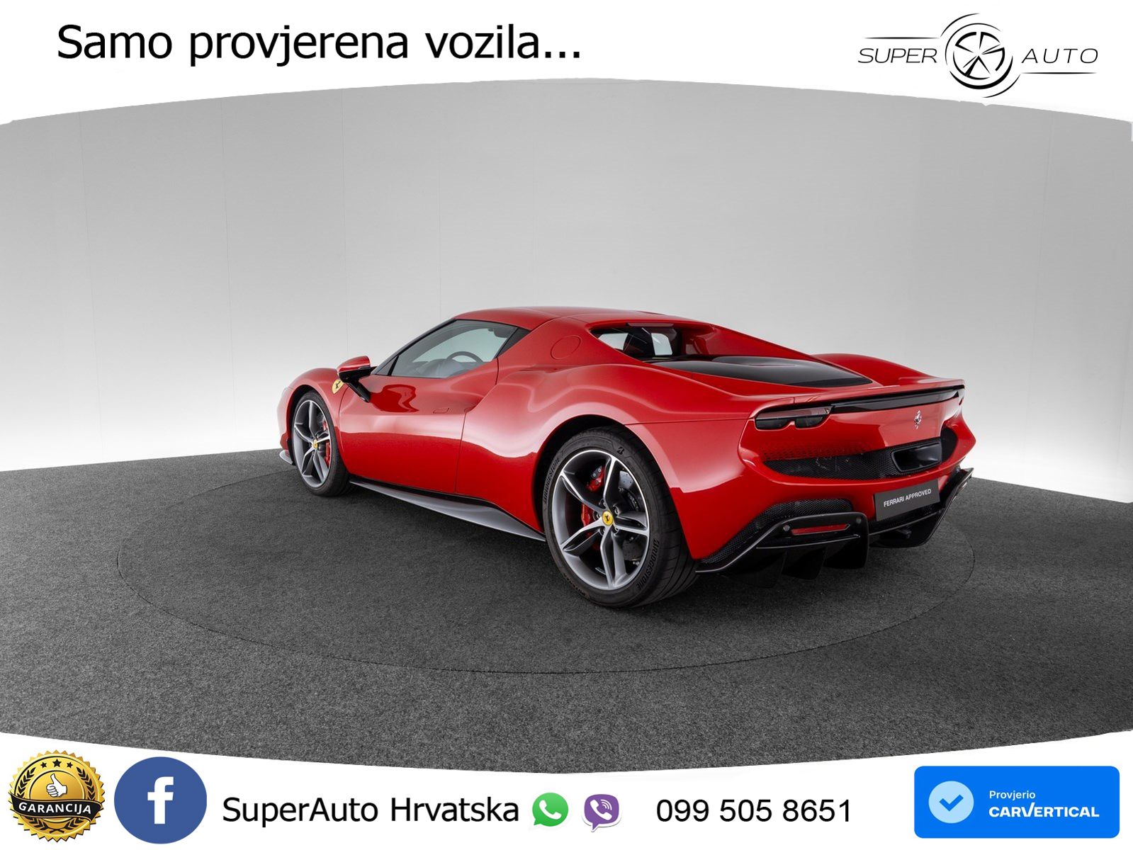 Ferrari 296 GTB 3.0 V6 (830 KS) F1 DCT