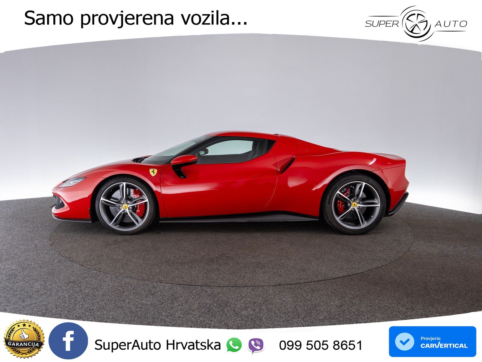 Ferrari 296 GTB 3.0 V6 (830 KS) F1 DCT